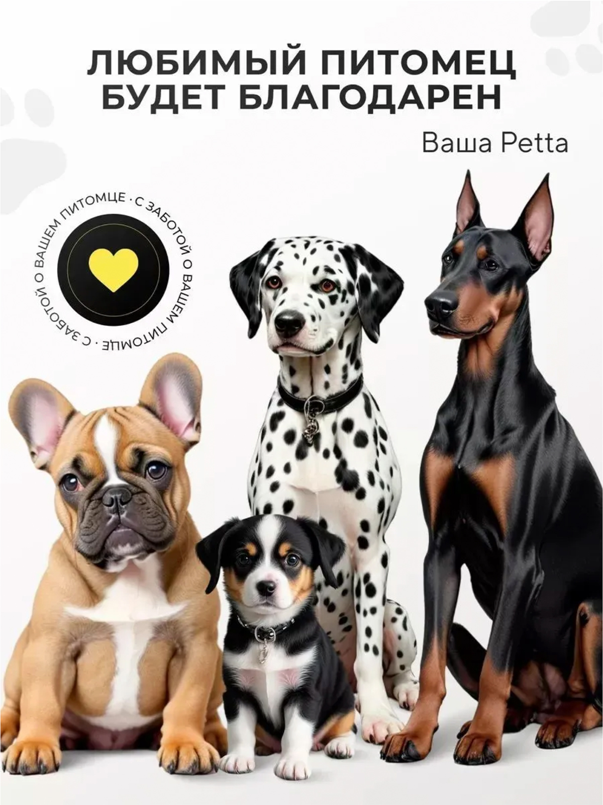 PETTA GO Шампунь для собак и кошек с хлоргексидином